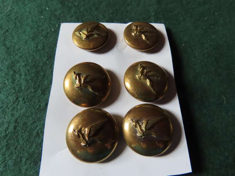 South Africa - South African Airways  - Lot of 6 Buttons