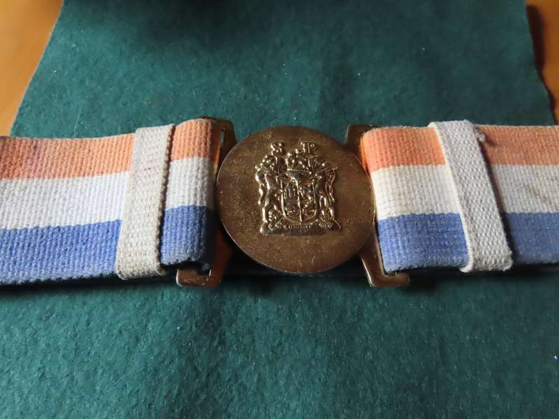 South Africa - Border War - SA Presidents Guard Belt and Buckle