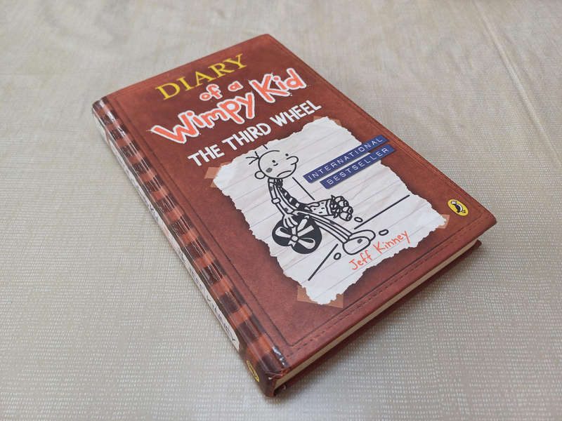 Diary of a Wimpy Kid - The Third Wheel. Jeff Kinney. Hardcover.