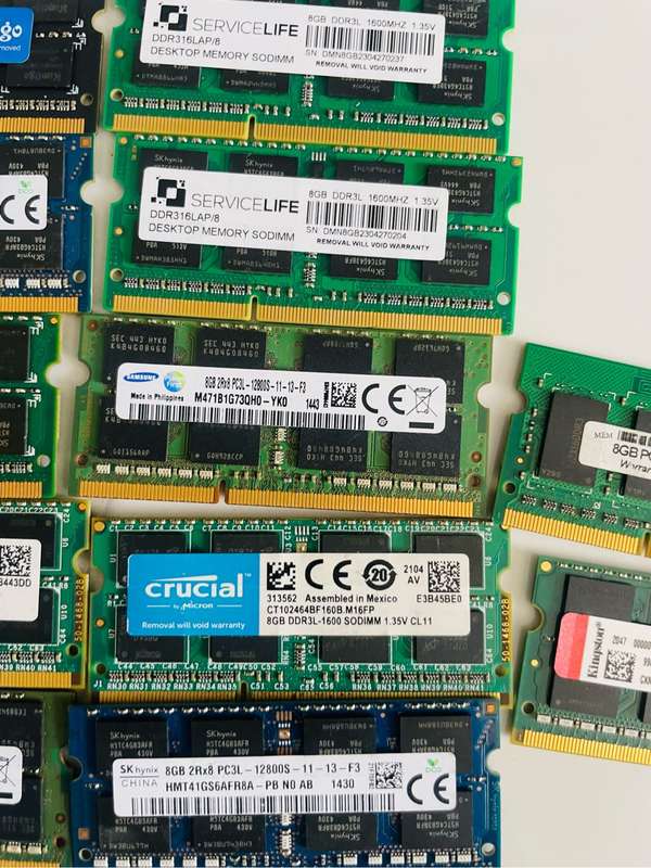 8GB DDR3 Laptop Ram