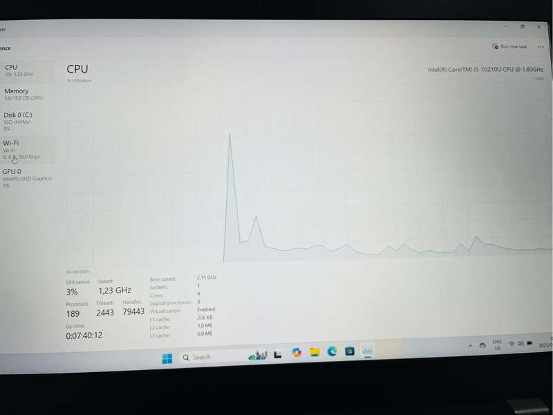 Lenovo T15 i5 10th Gen 16GB Ram