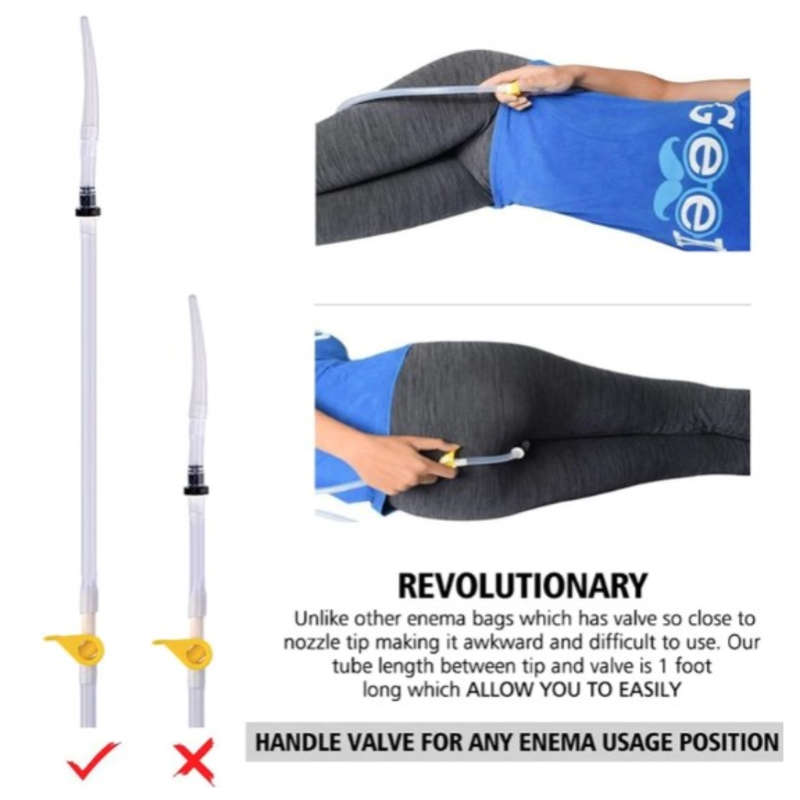 Cosmos Healing Enema Kit | Medical Grade Silicone | 2 Litre