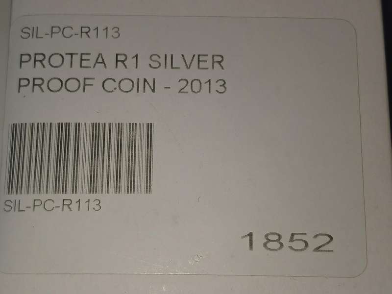 2013 R1 STERLING SILVER - NELSON MANDELA