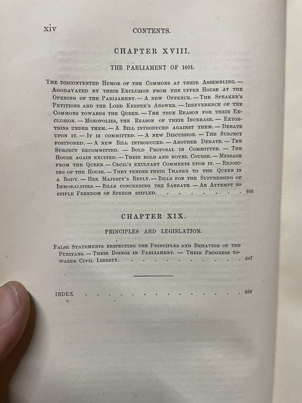 The puritans: or Church, Court,  Parliament England reigns Edward VI & Elizabeth. S. Hopkins v III