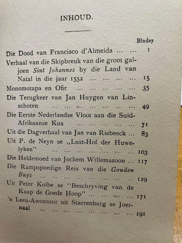 Uit ou Reisbeskrywinge. W. Blommaert & S. F. N. Gie.