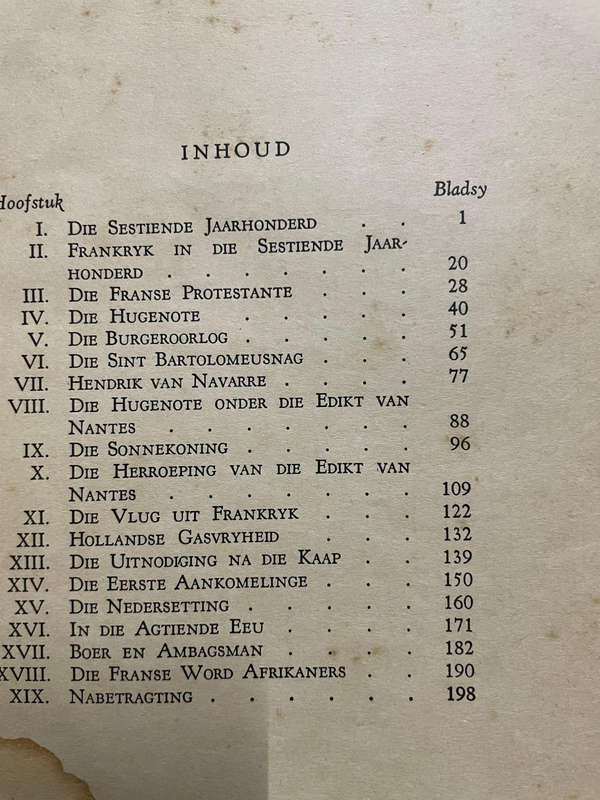 Die Hugenote. C. Louis Leipoldt