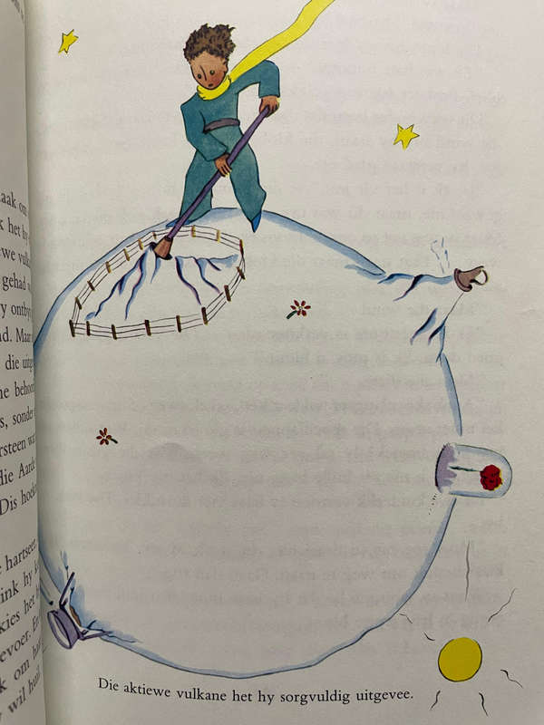 Die Klein Prinsie. Antoine de Saint-Exupery. Vertaling Andre P. Brink.