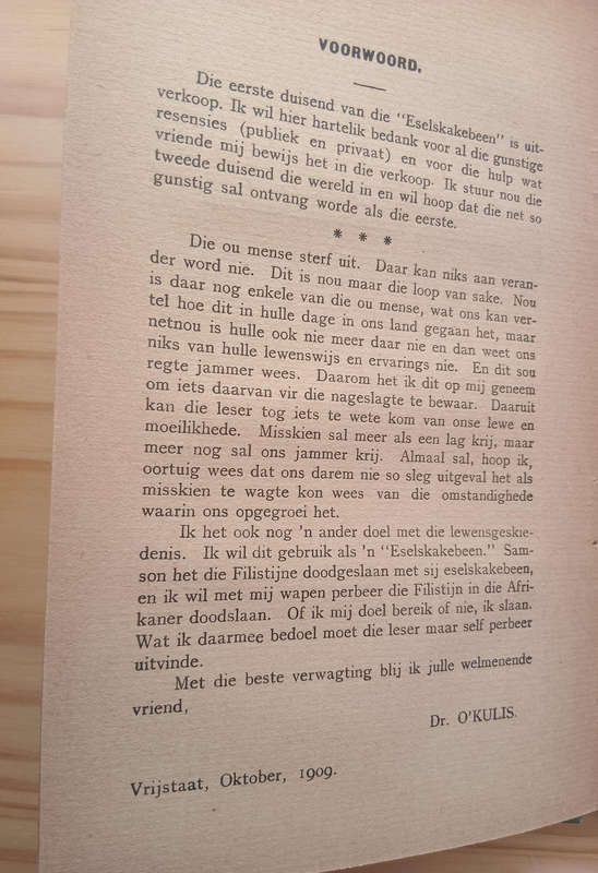 Die Eselskakebeen- Dr O'Kulis(1916)