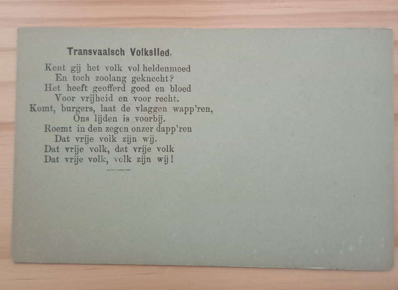 Africana- Boer War Briefkaart