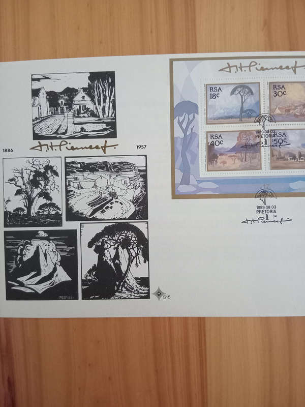 First Day Cover-1989 JH Pierneef