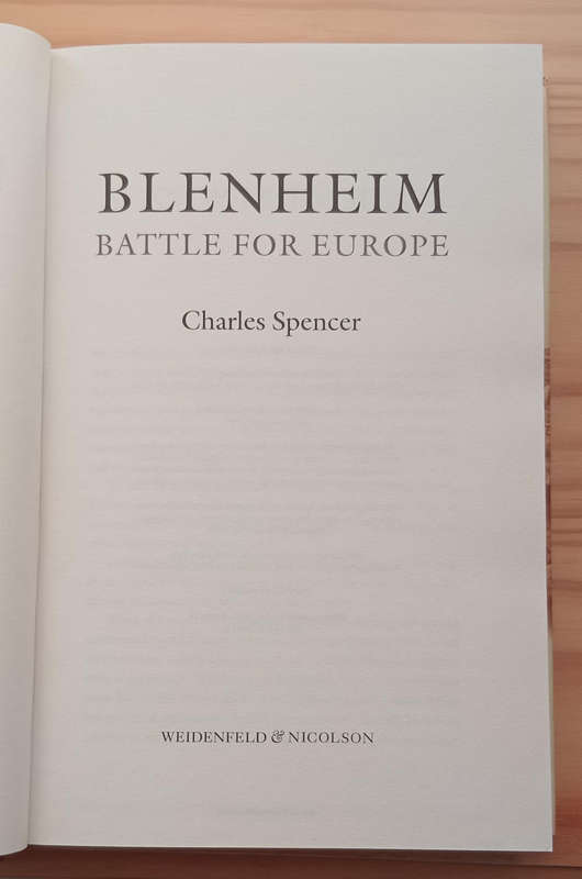 Blenheim, Battle for Europe- Charles Spencer
