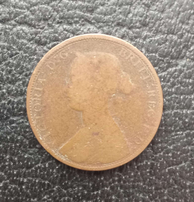 1871 Great Britain half penny