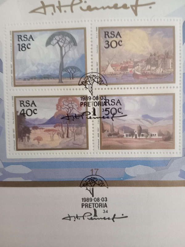 First Day Cover-1989 JH Pierneef