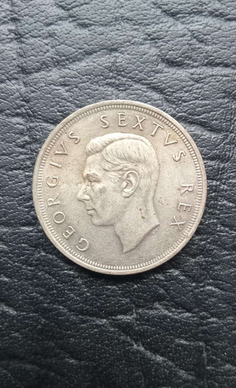 1952 Silver 5 shilling