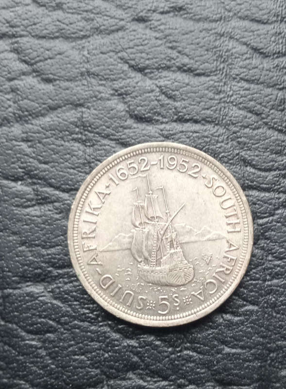 1952 Silver 5 shilling