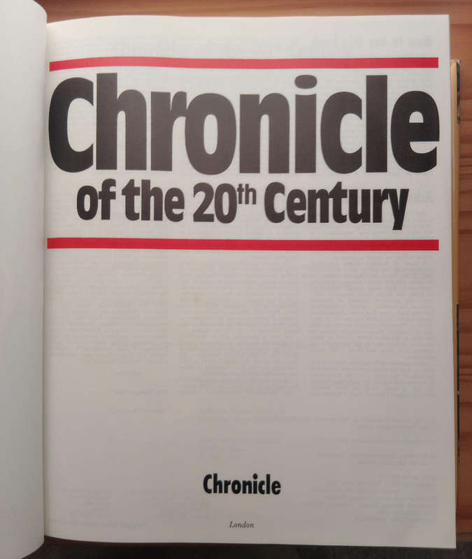 Chronicle of the 20th Century