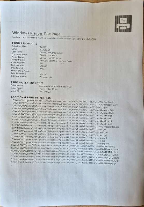 Samsung Xpress M2020 Laser Printer