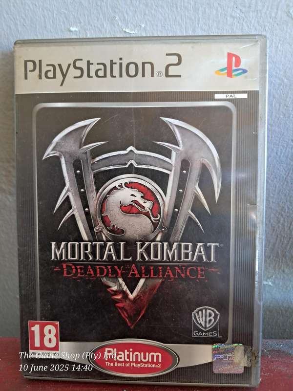 PS2 Mortal Kombat Deadly Alliance (Platinum) No Manual