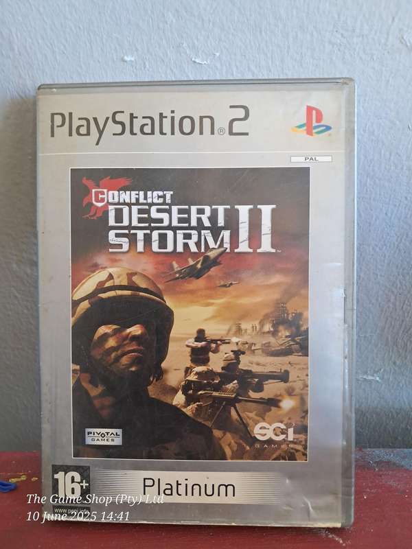 PS2 Conflict Desert Storm II (Platinum) No Manual