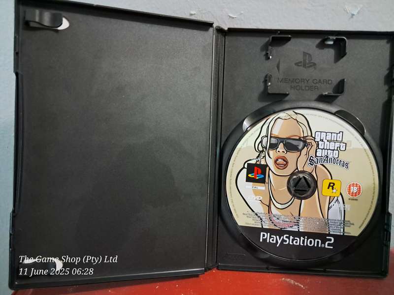 PS2 Grand Theft Auto : San Andreas - No Manual