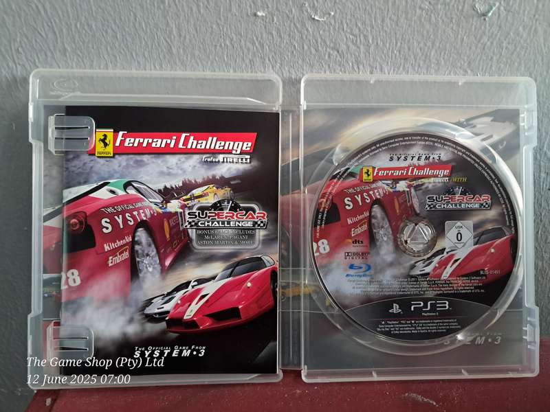 PS3 Ferrari Challenge with Supercar Challenge - CIB