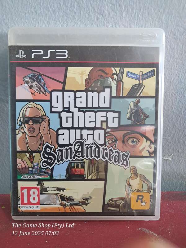 PS3 Grand Theft Auto : San Andreas - No Manual