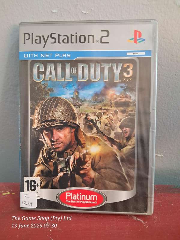 PS2 Call of Duty 3 (Platinum)