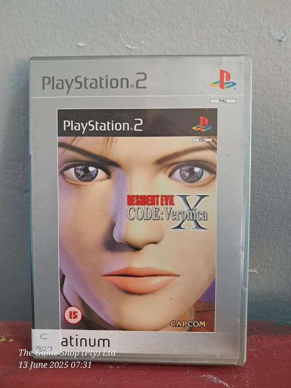 PS2 Resident Evil Code : Veronica X (Platinum) CIB