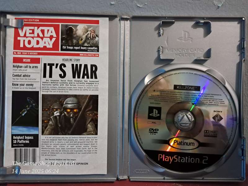 PS2 Killzone (Platinum) - CIB