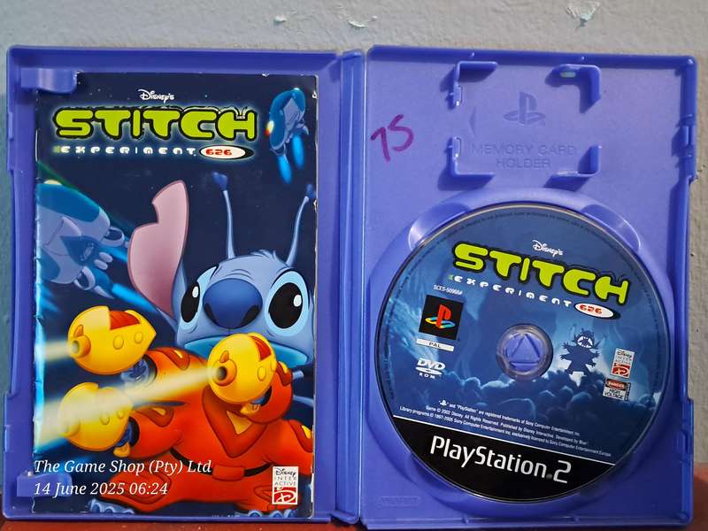 PS2 Stitch Experiment 626 - CIB