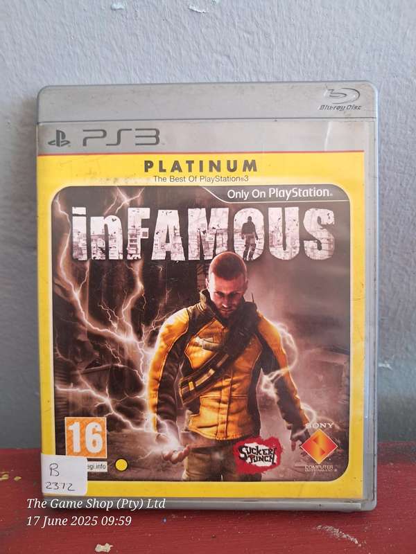 PS3 Infamous 1 (Platinum) - CIB