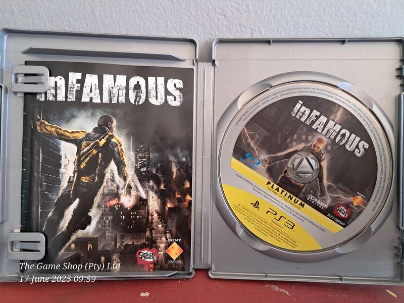 PS3 Infamous 1 (Platinum) - CIB
