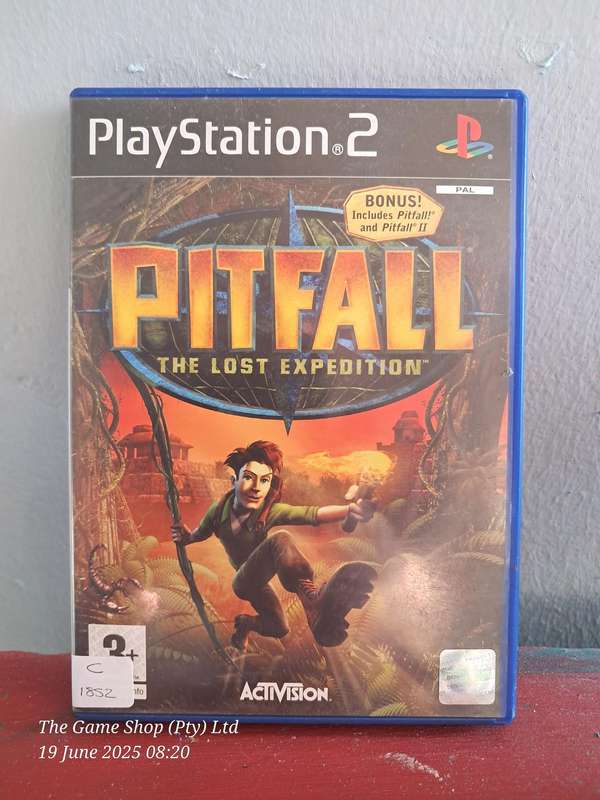 PS2 Pitfall : the Lost Expedition - No Manual