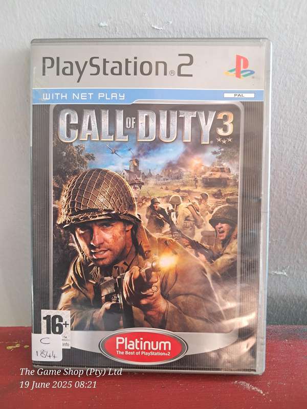 PS2 Call of duty 3 (Platinum) - CIB