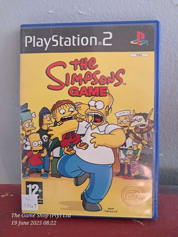 PS2 Simpsons Game - CIB