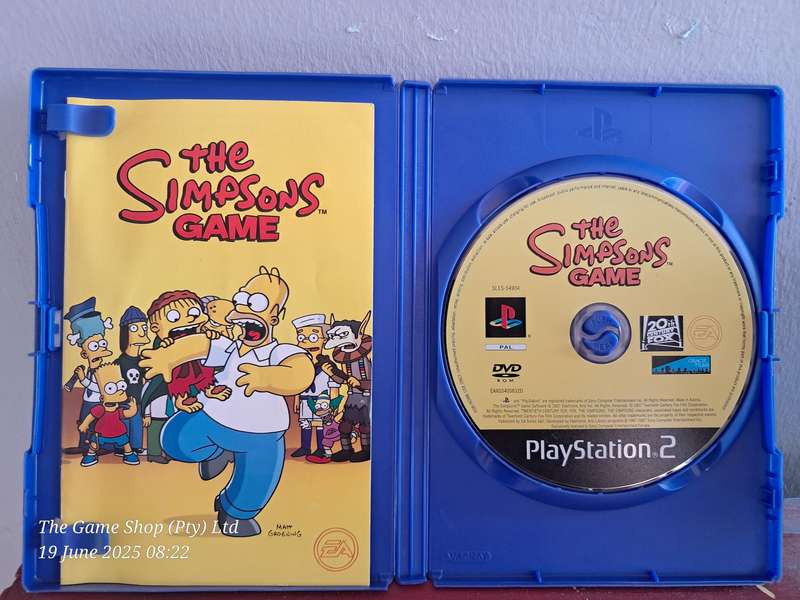 PS2 Simpsons Game - CIB