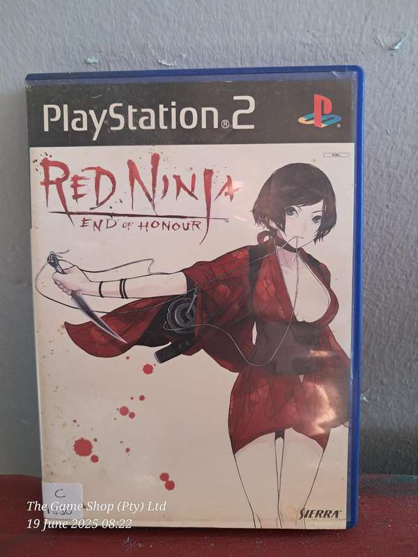 PS2 Red Ninja - no Manual