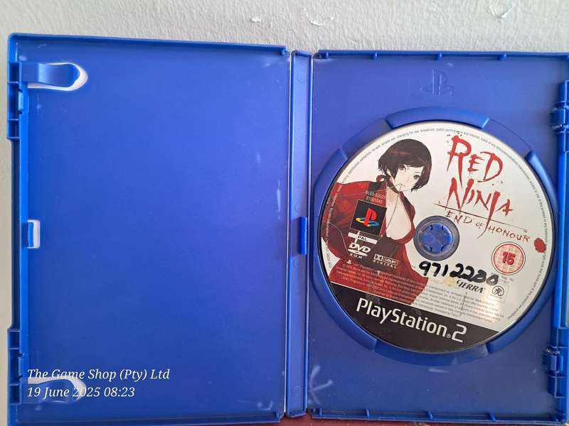 PS2 Red Ninja - no Manual