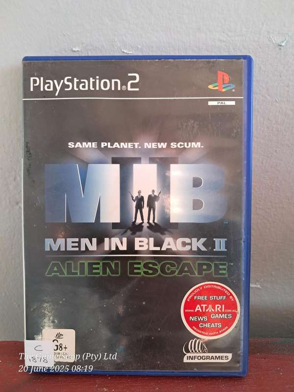 PS2 Men in Black II : Alien Escape - No Manual