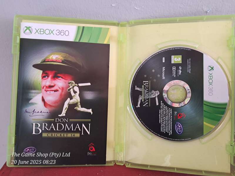 Xbox 360 Don Bradman Cricket 14 - CIB