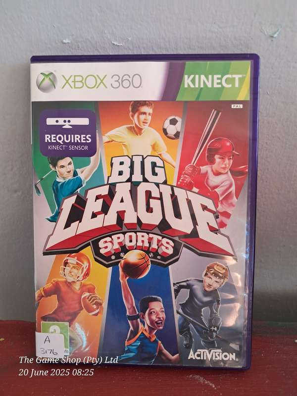 Xbox 360 Big League Sports Kinect - No Manual