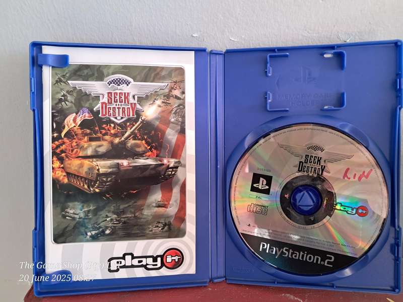 PS2 Seek and Destroy - CIB