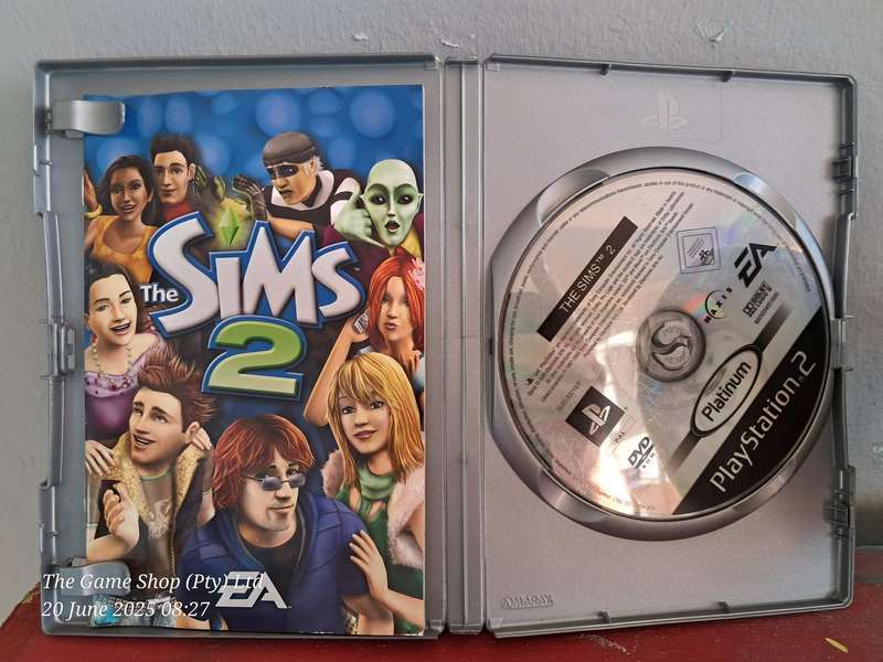 PS2 The Sims 2 (Platinum) CIB