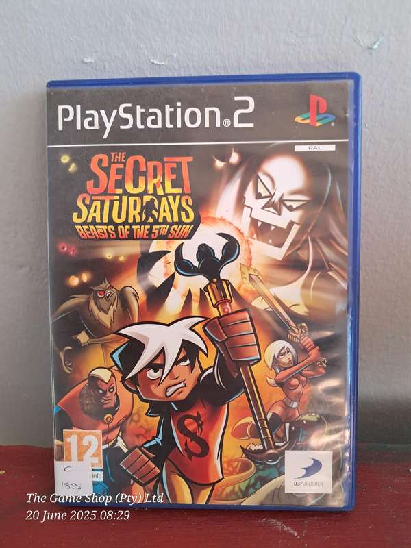 PS2 Secret Saterdays : Beasts of the 5th Sun - CIB
