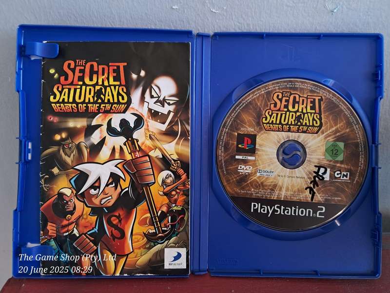 PS2 Secret Saterdays : Beasts of the 5th Sun - CIB