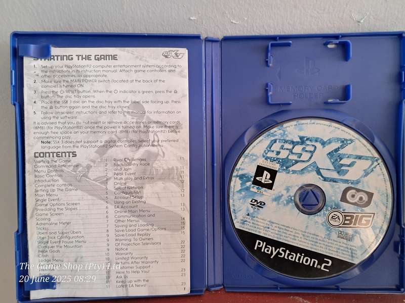 PS2 SSX 3 - CIB