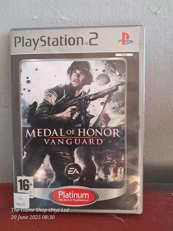 Ps2 Medal of honor : Vanguard (Platinum) - No Manual