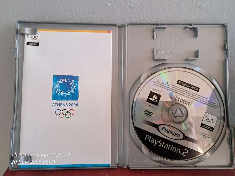 PS2 Athens 2004 (Platinim) - CIB