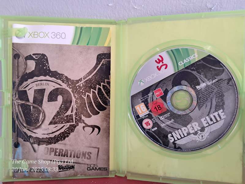Xbox 360 Sniper Elite V2 - CIB