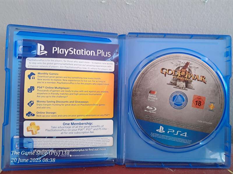 PS4 God of War 3 Remastered (CIB)